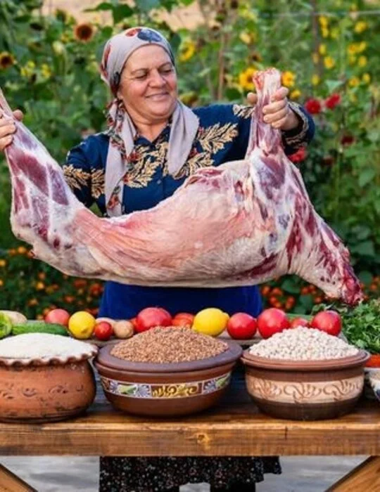 چێشت لێنان لە سروشتدا (ئازەری)